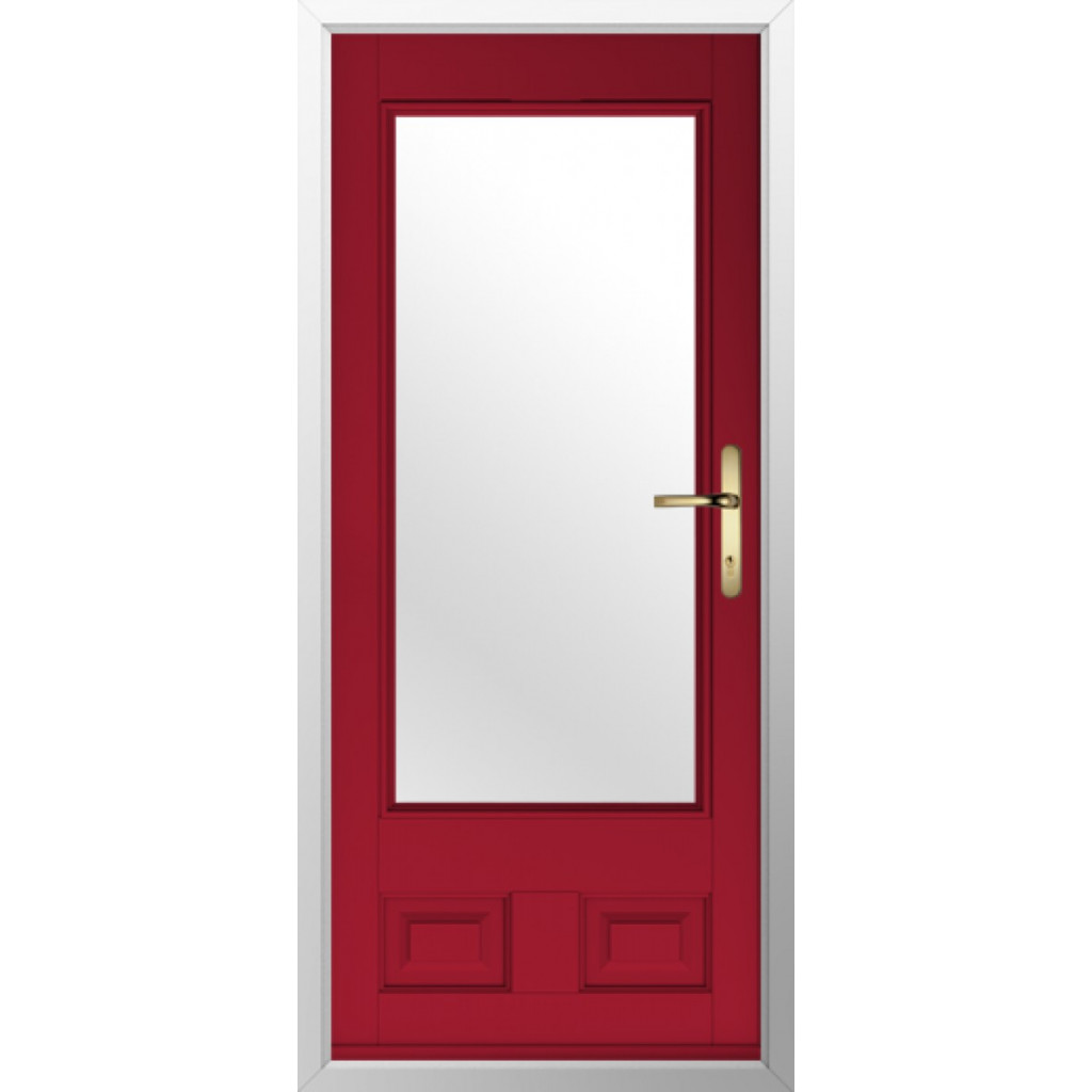Solidor Alnwick Composite Traditional Door In Ruby Red Image