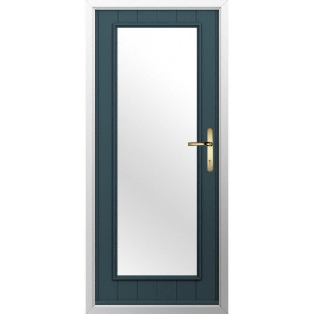 Solidor Biella Composite Contemporary Door In Midnight Grey Image