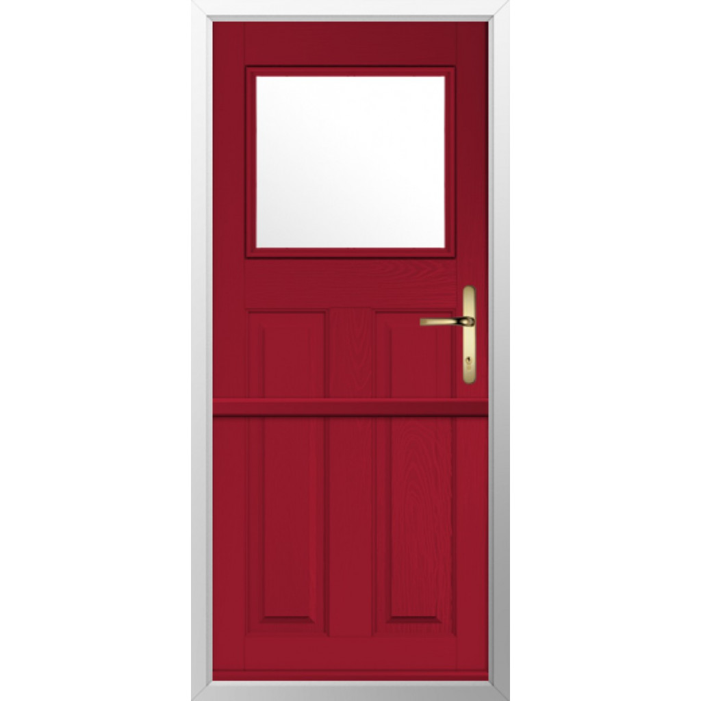 Solidor Sterling Composite Stable Door In Ruby Red Image