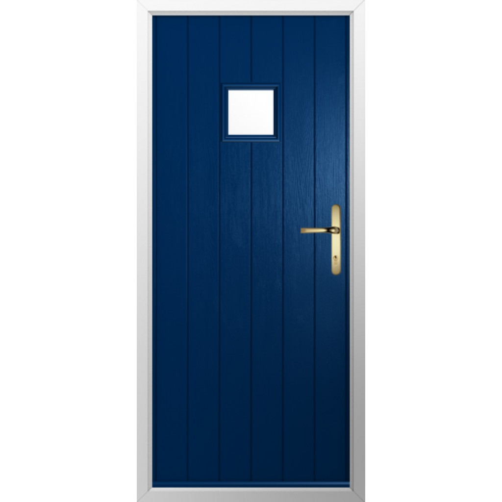 Solidor Flint Square Composite Traditional Door In Blue Image