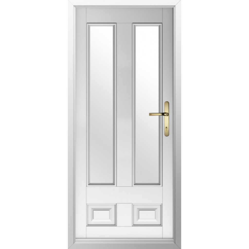 Solidor Edinburgh 2 Composite Traditional Door In Foiled White Image