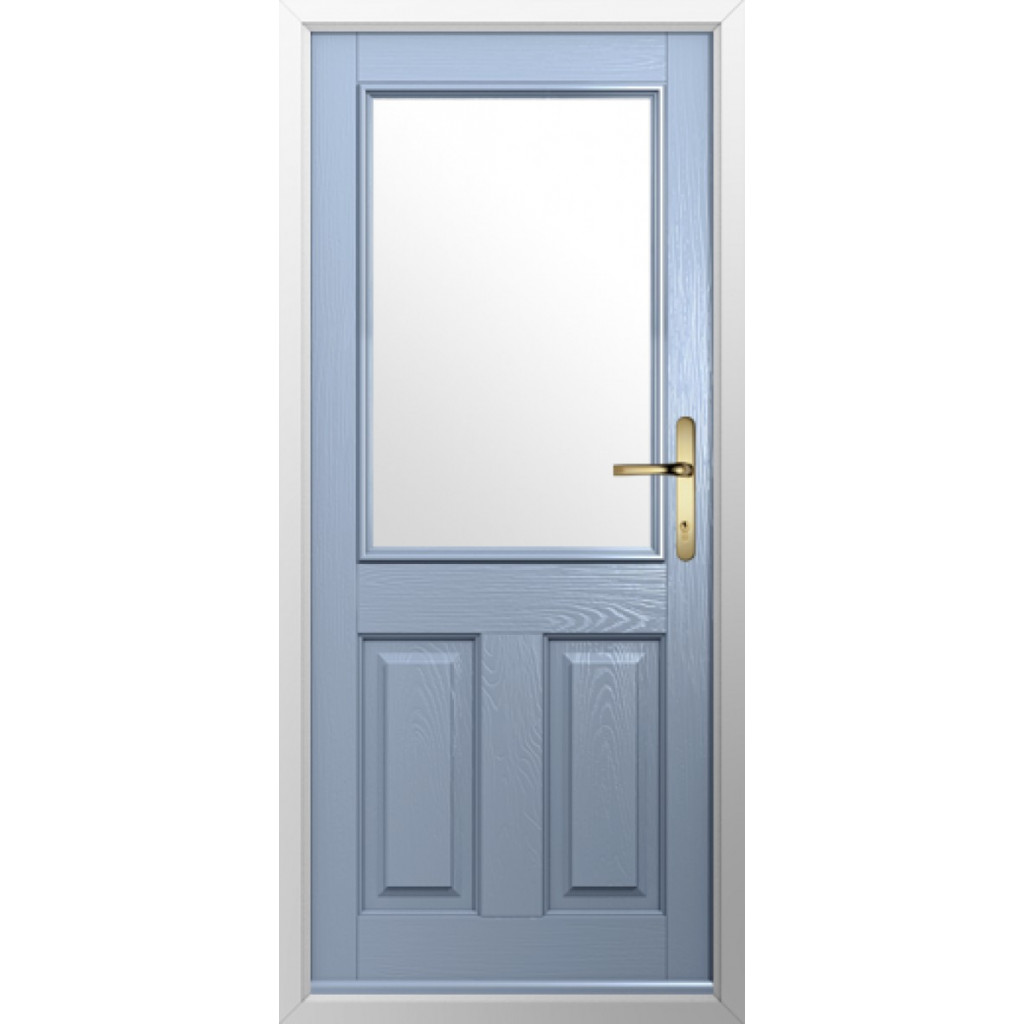 Solidor Beeston 1 Composite Traditional Door In Duck Egg Blue Image