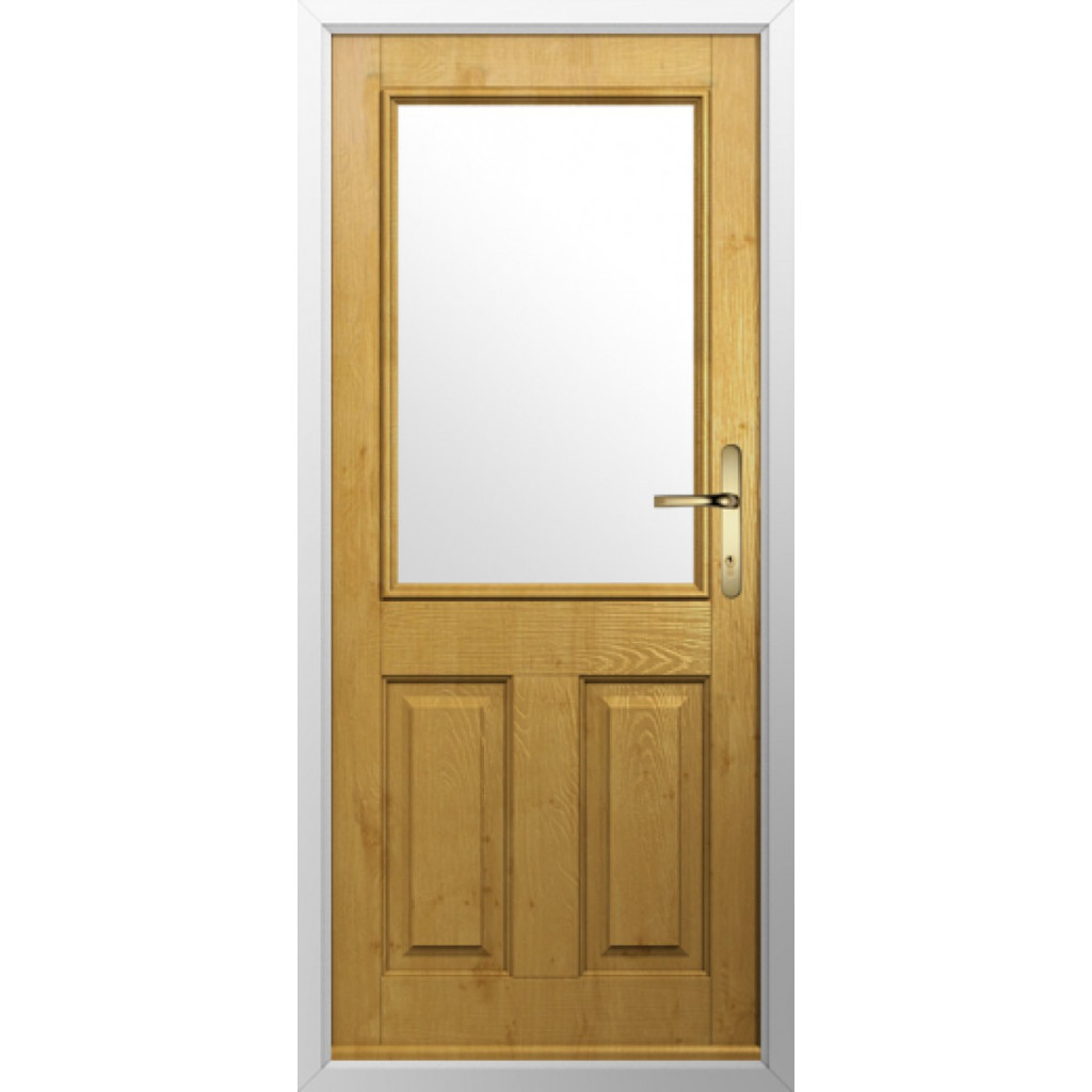 Solidor Beeston 1 Composite Traditional Door In Irish Oak Image