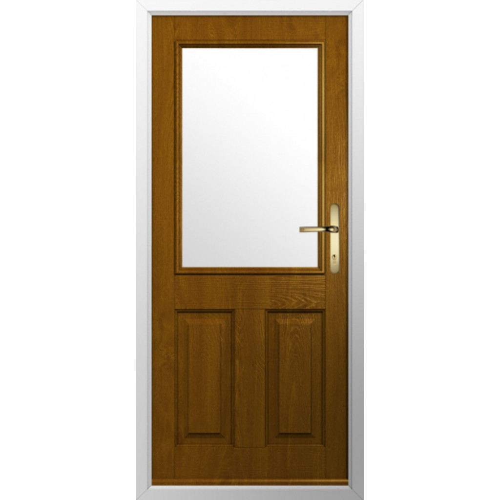 Solidor Beeston 1 Composite Traditional Door In Oak Image