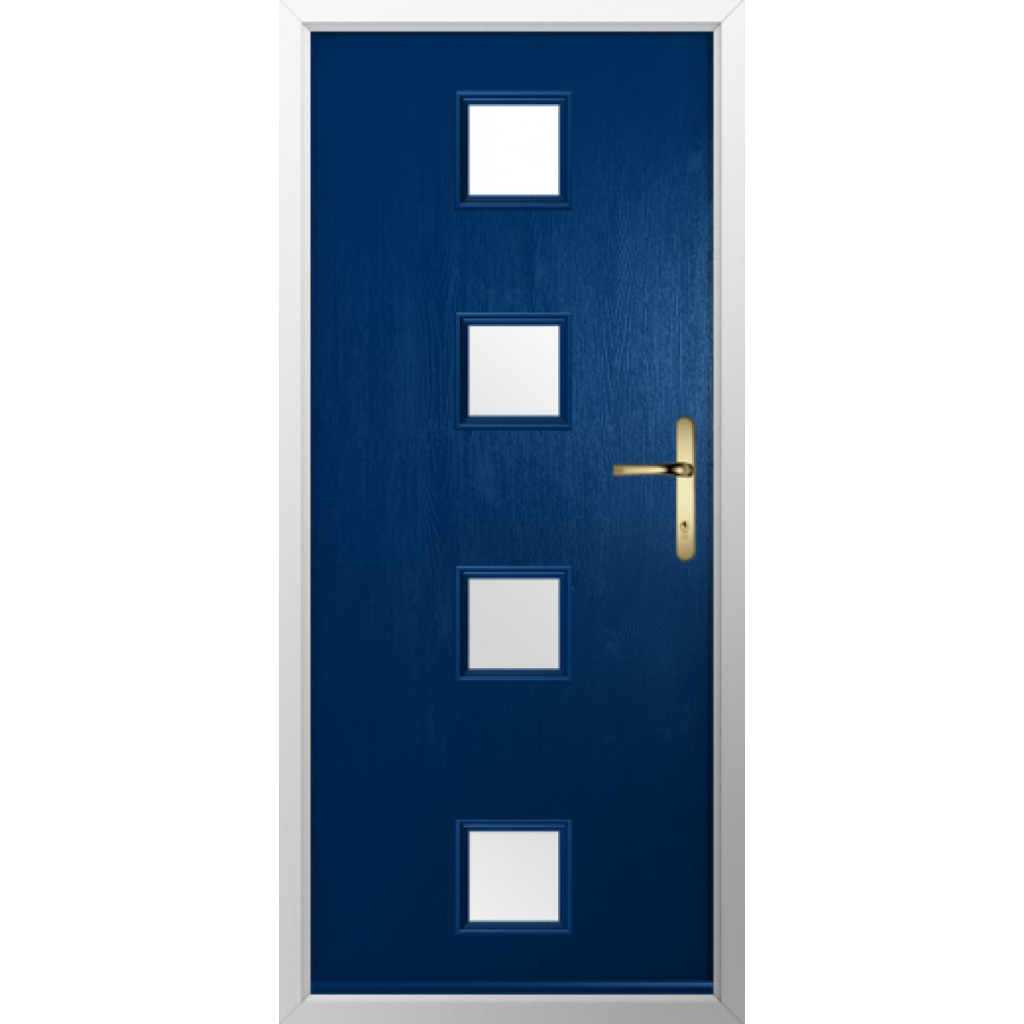 Solidor Parma Composite Contemporary Door In Blue Image
