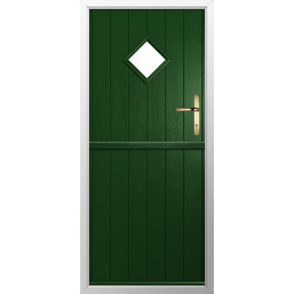 Solidor Flint 1 Composite Stable Door In Green Image