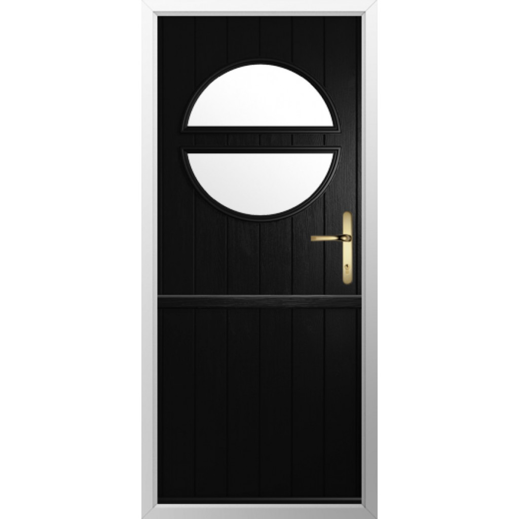 Solidor Pisa Composite Stable Door In Black Image