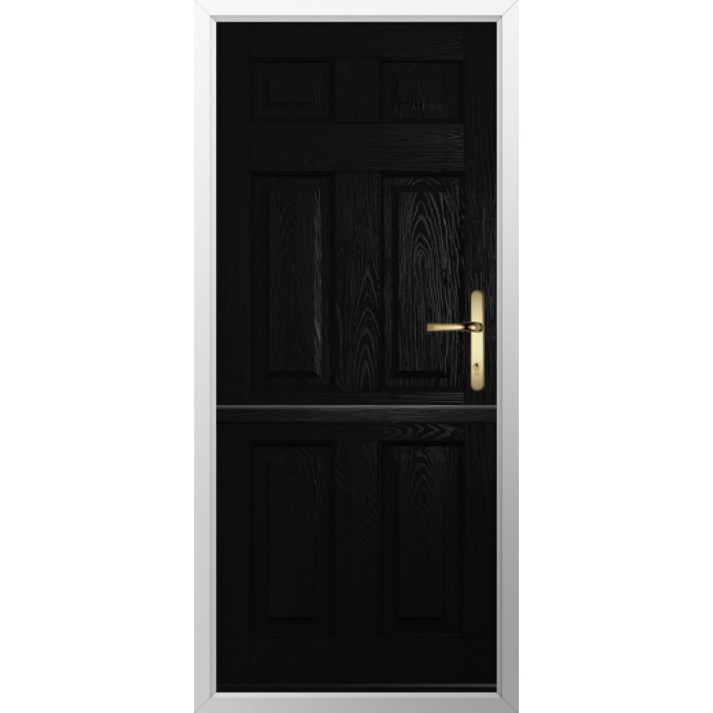 Solidor Tenby Solid Composite Stable Door In Black Image
