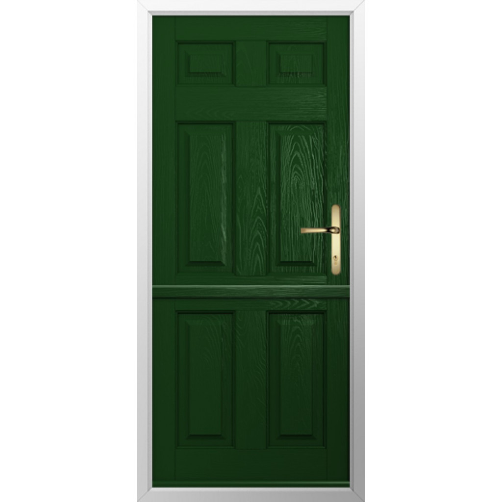 Solidor Tenby Solid Composite Stable Door In Green Image