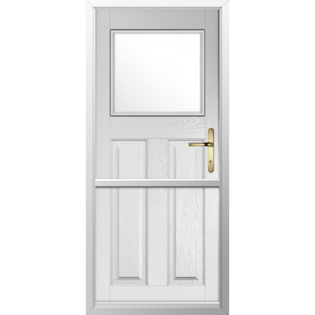 Solidor Sterling Composite Stable Door In Foiled White Image