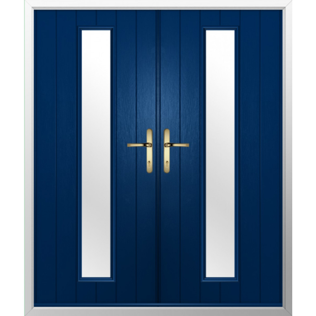 Solidor Amalfi Composite French Door In Blue Image