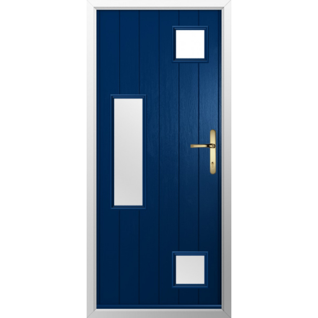 Solidor Messina Composite Contemporary Door In Blue Image