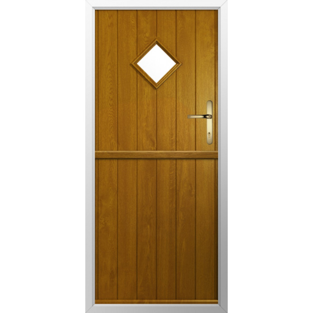 Solidor Flint 1 Composite Stable Door In Oak Image
