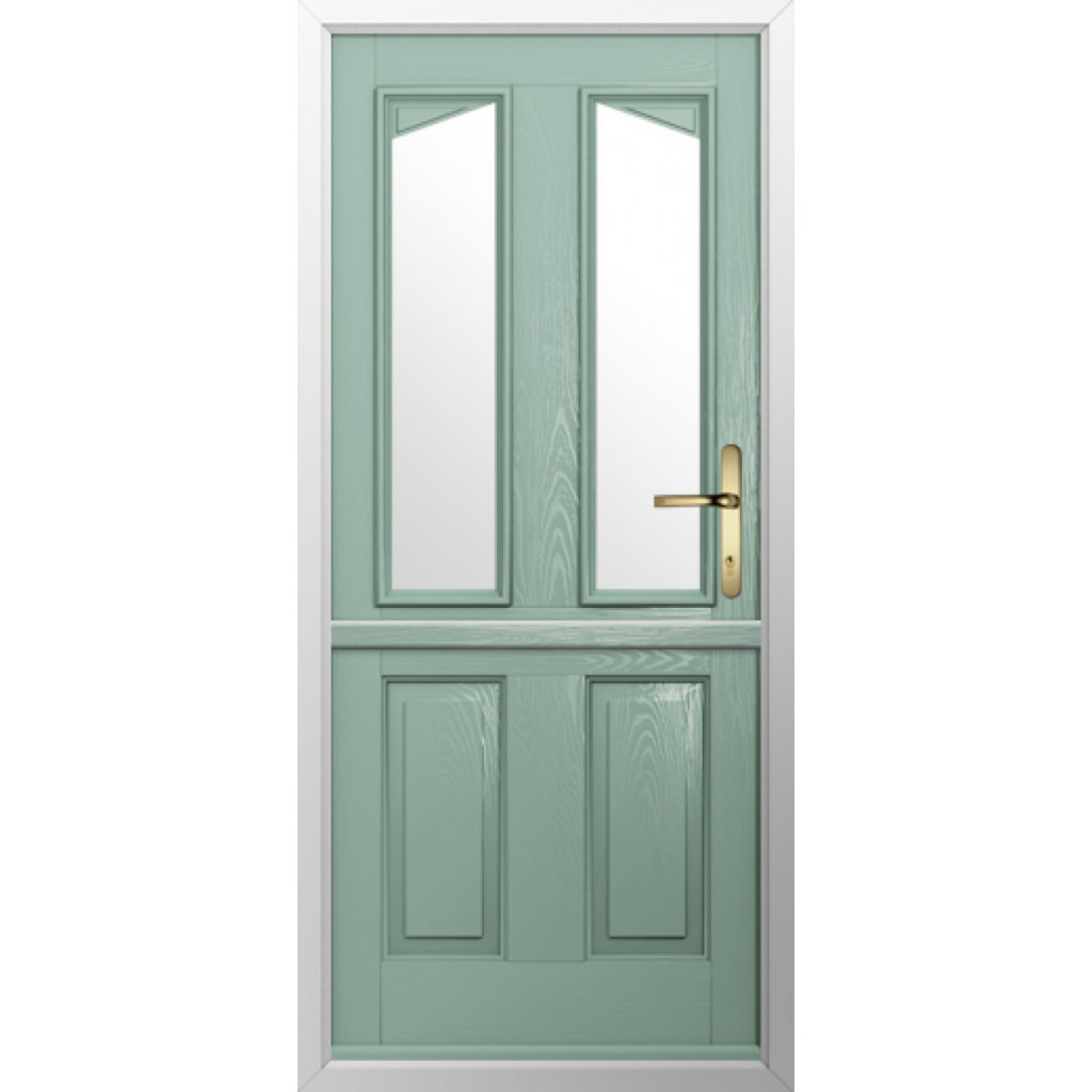 Solidor Harlech 2 Composite Stable Door In Chartwell Green Image