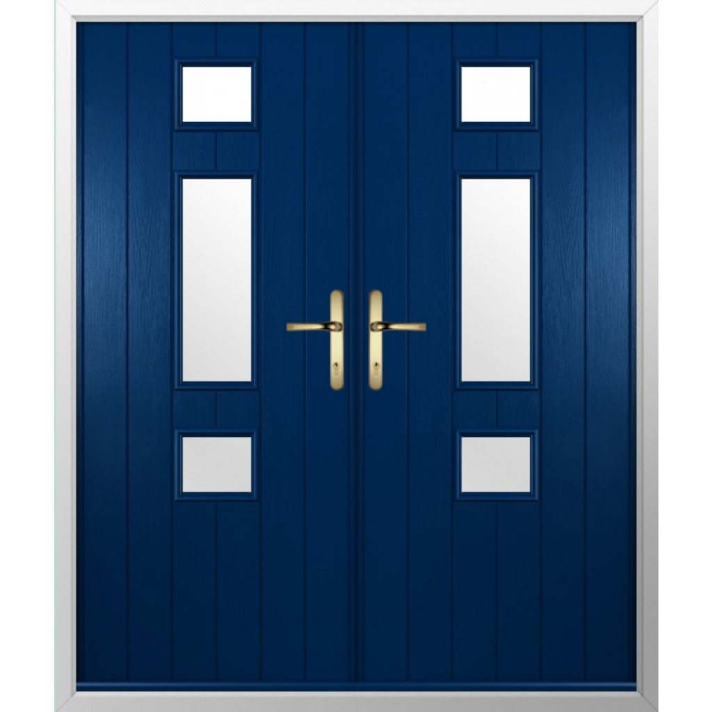 Solidor Genoa Composite French Door In Blue Image