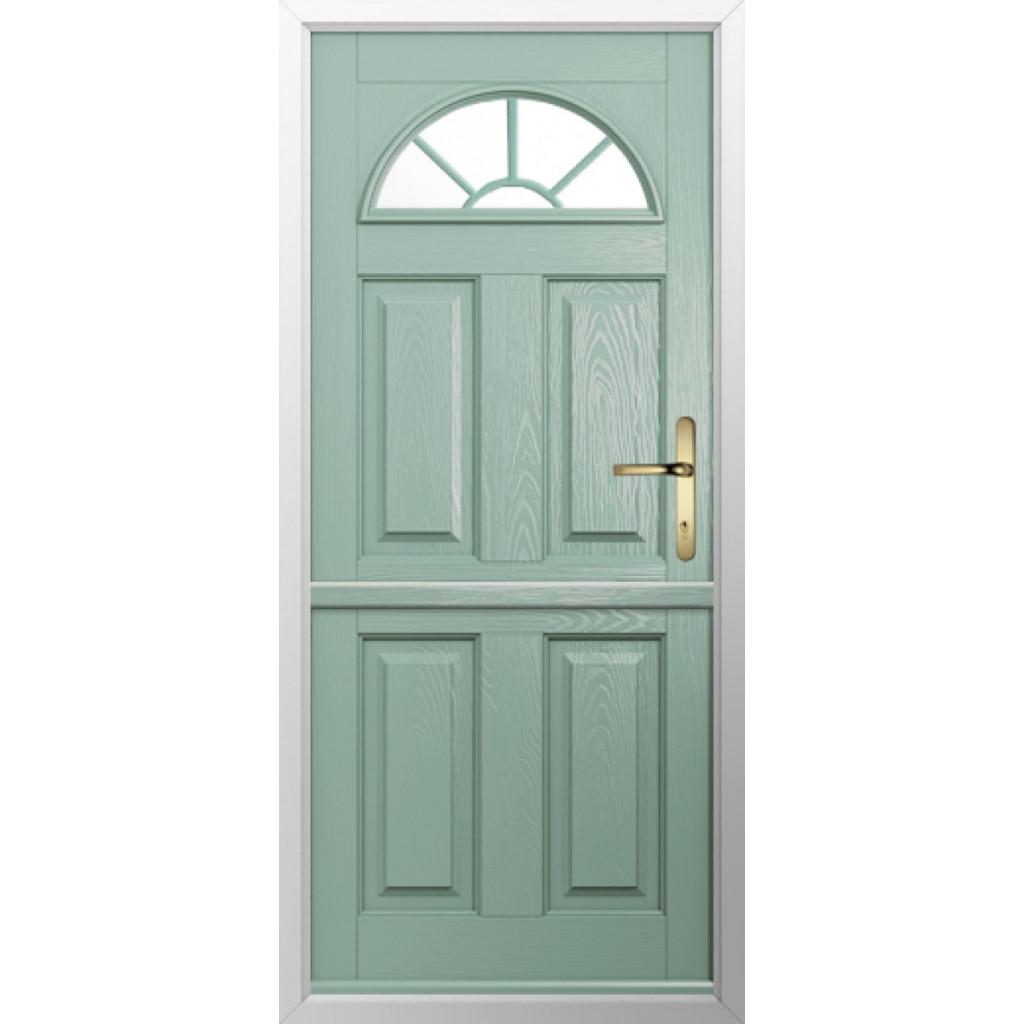 Solidor Conway 1 GB Composite Stable Door In Chartwell Green Image