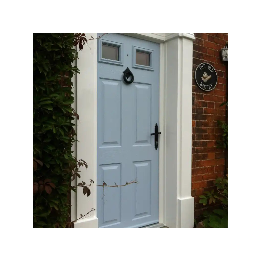 Solidor Conway 3 Composite Traditional Door In Green Image