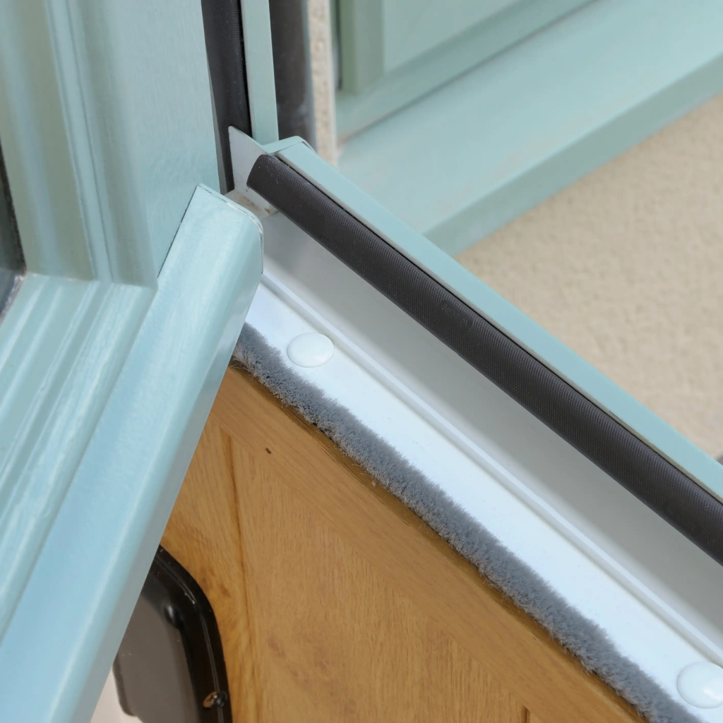 Solidor Berkley Solid Composite Traditional Door In Duck Egg Blue Image