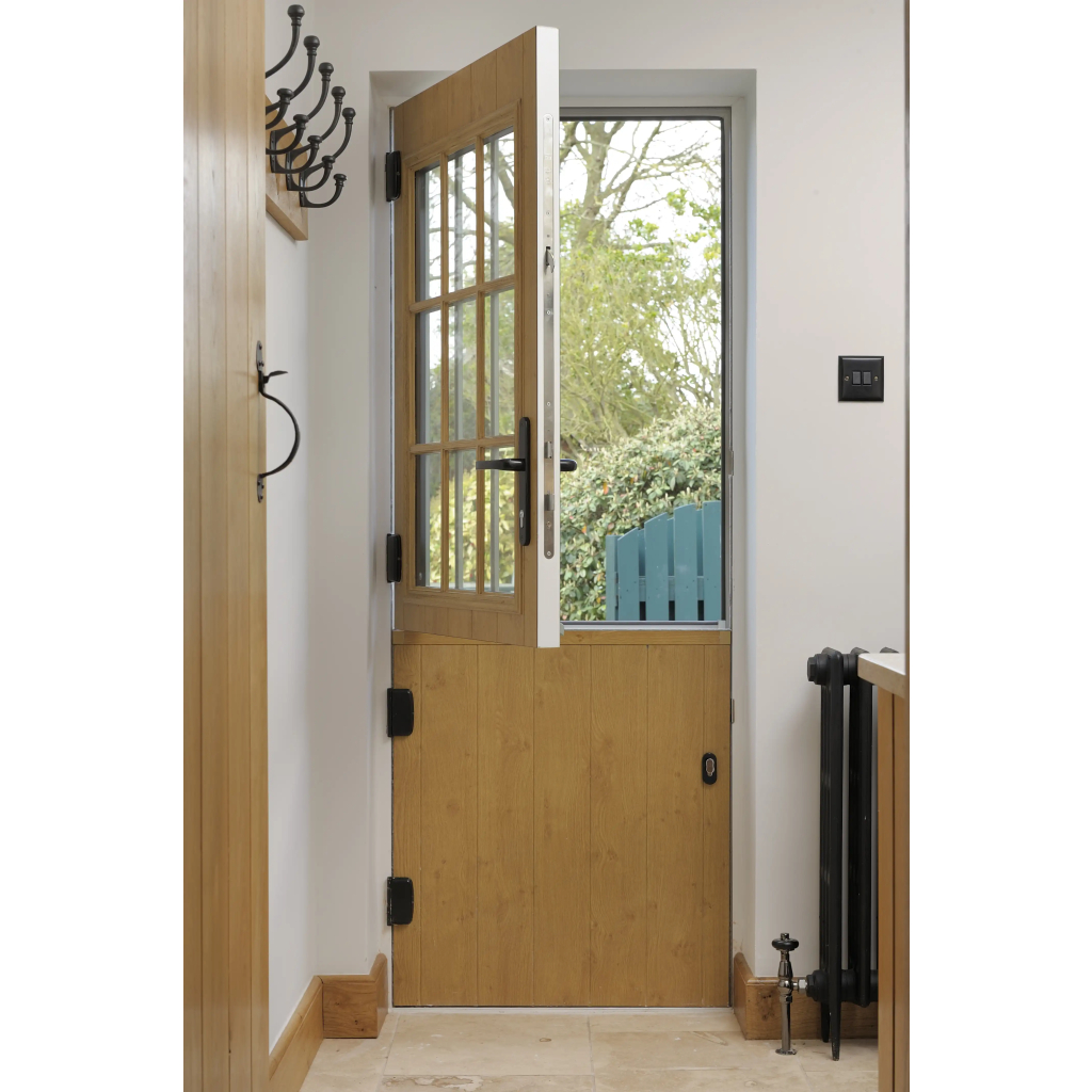 Solidor Tenby 2 Composite Traditional Door In Truffle Brown Image