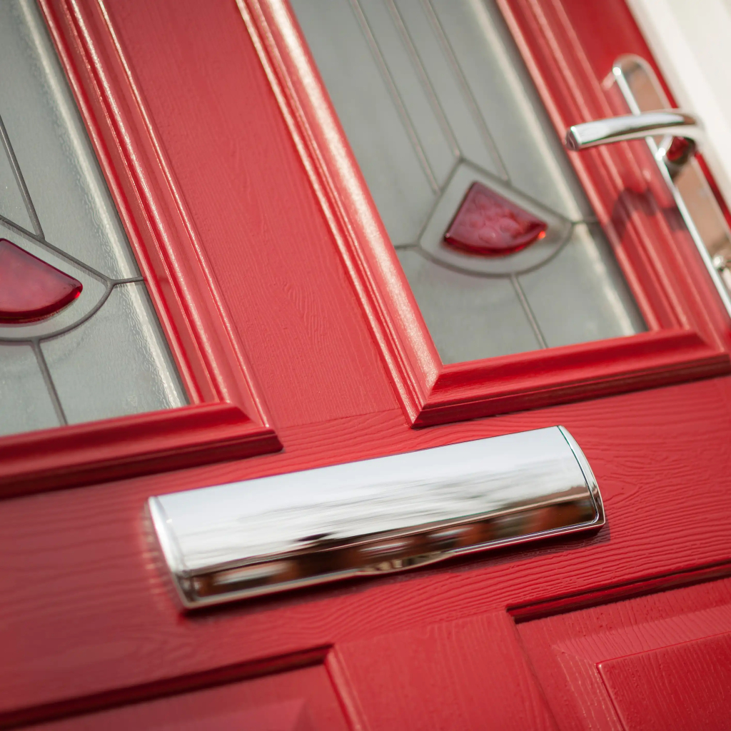 Solidor Windsor Composite Traditional Door In Ruby Red Image