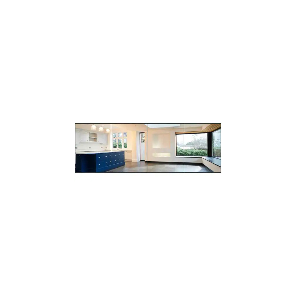 Cortizo Cor Vision 4 Pane Slimline Sliding Door In Grey 7016 (Matt finish) - XXXX (3000mm x 2100mm) Image