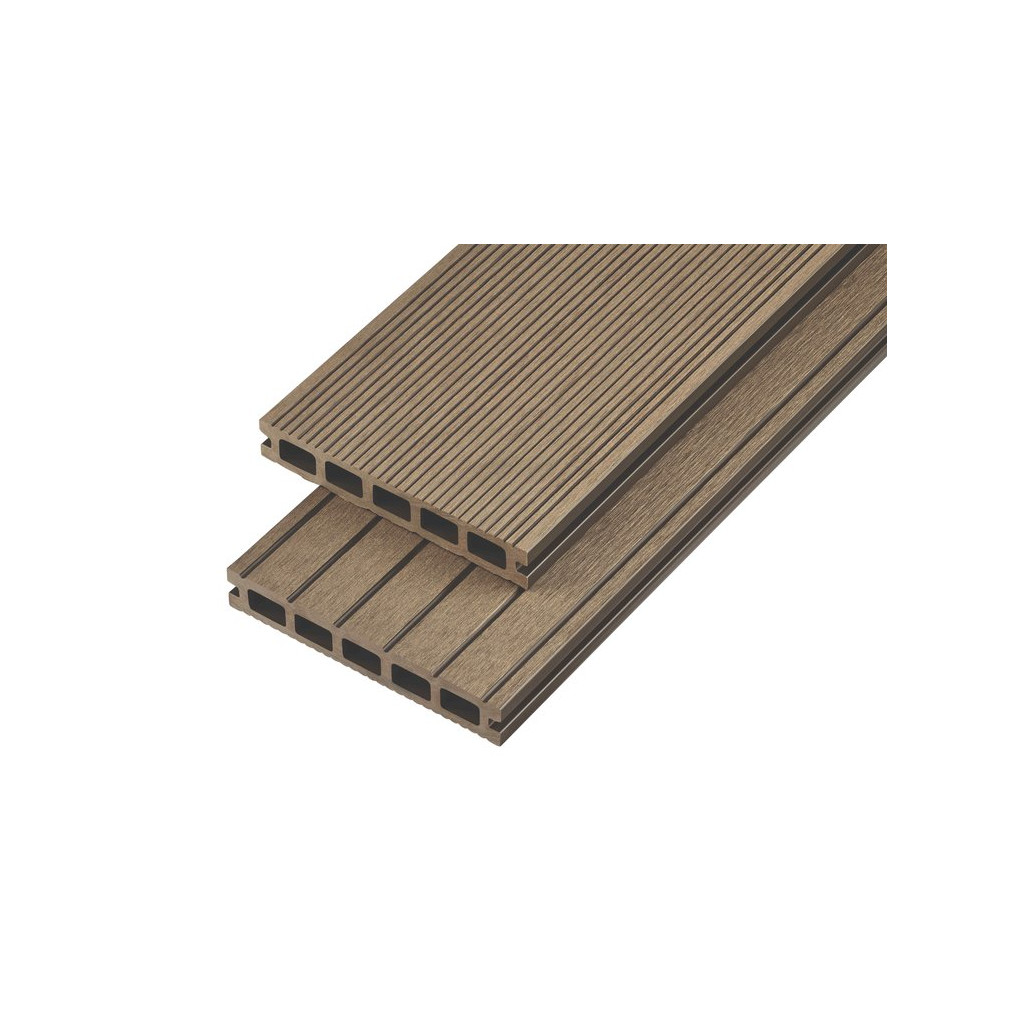 Cladco 4m Hollow Domestic Grade Composite Decking Board In Olive Green Image