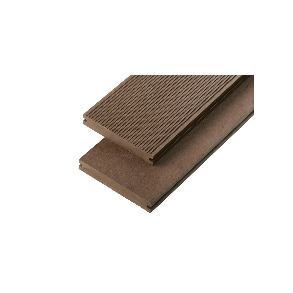 Cladco 2.4m Solid Commercial Grade Composite Decking Board In Coffee Image