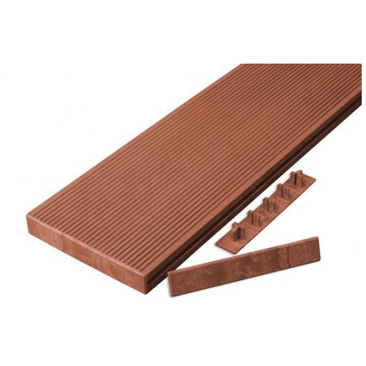 Cladco Hollow Composite Decking End Caps In Redwood GFD Homes