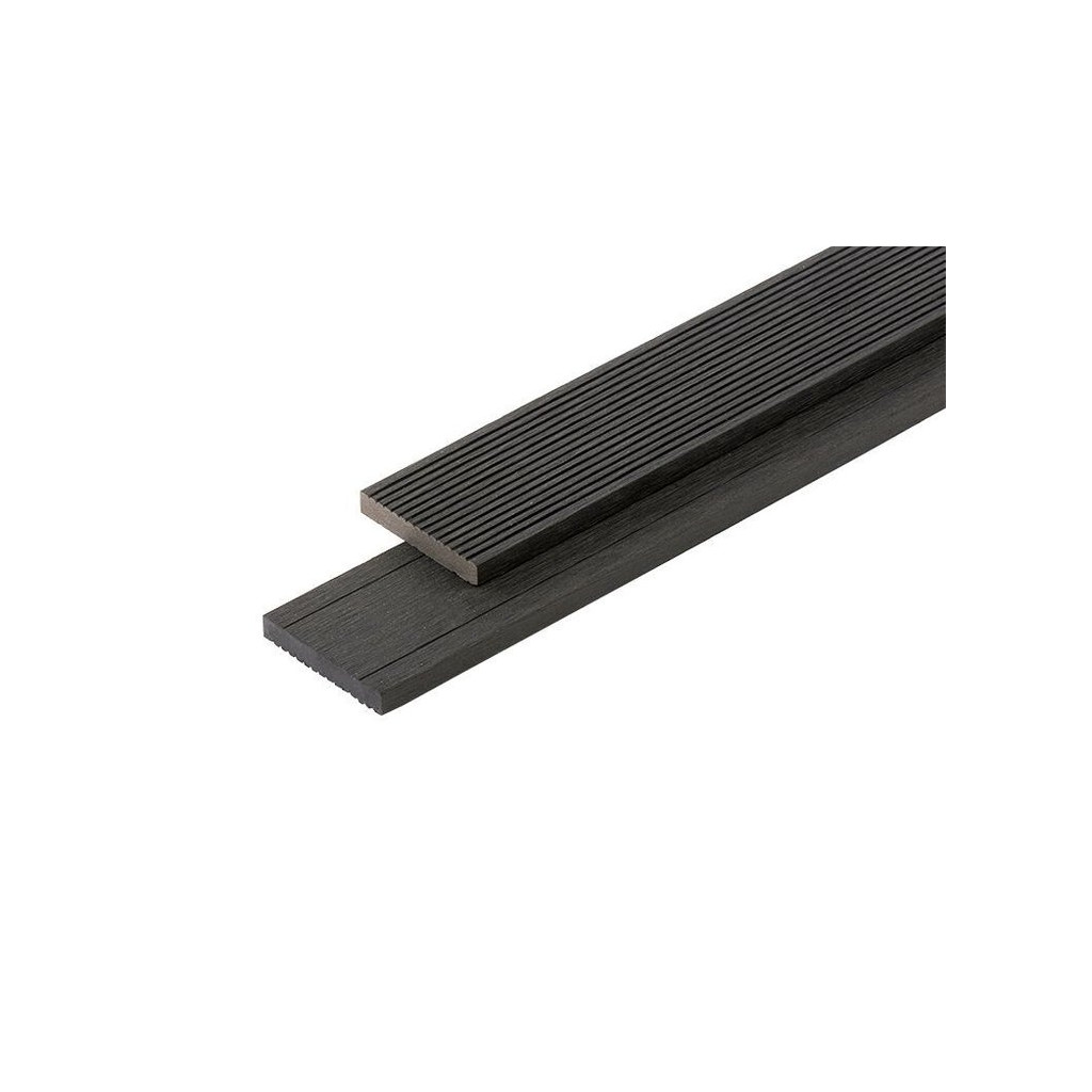 Cladco 2.2m Composite Skirting Trim In Charcoal Image