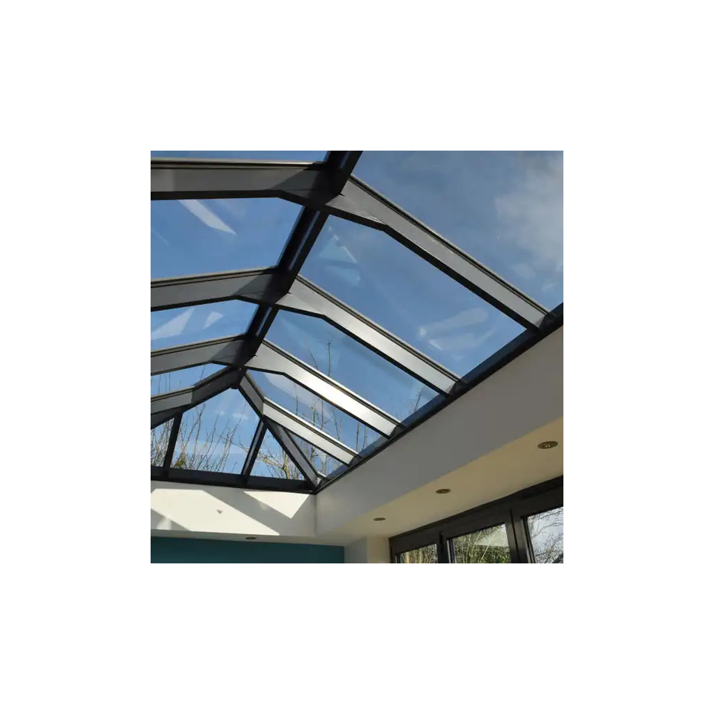 Atlas Roof Lantern - Traditional Style (1500mm x 2500mm) In Black (Ral 9005) - Double Glazed - Self clean Solar Neutral Image