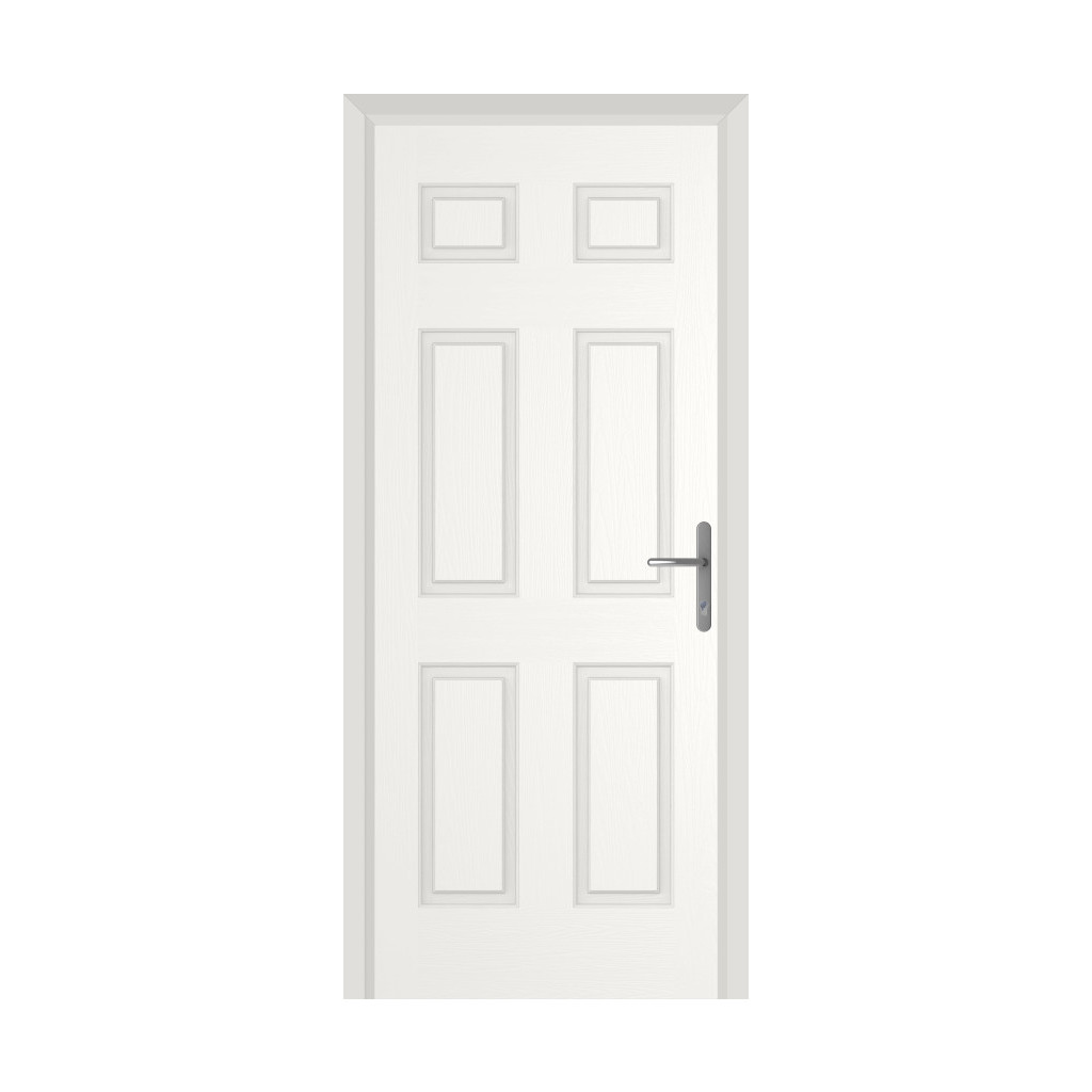 Comp Door Middleton Solid Composite Door In White Image
