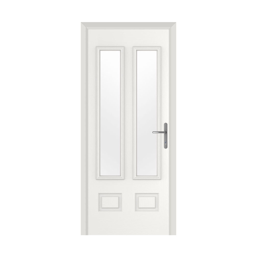 Comp Door Aston Glazed 2 Composite Door In White Image