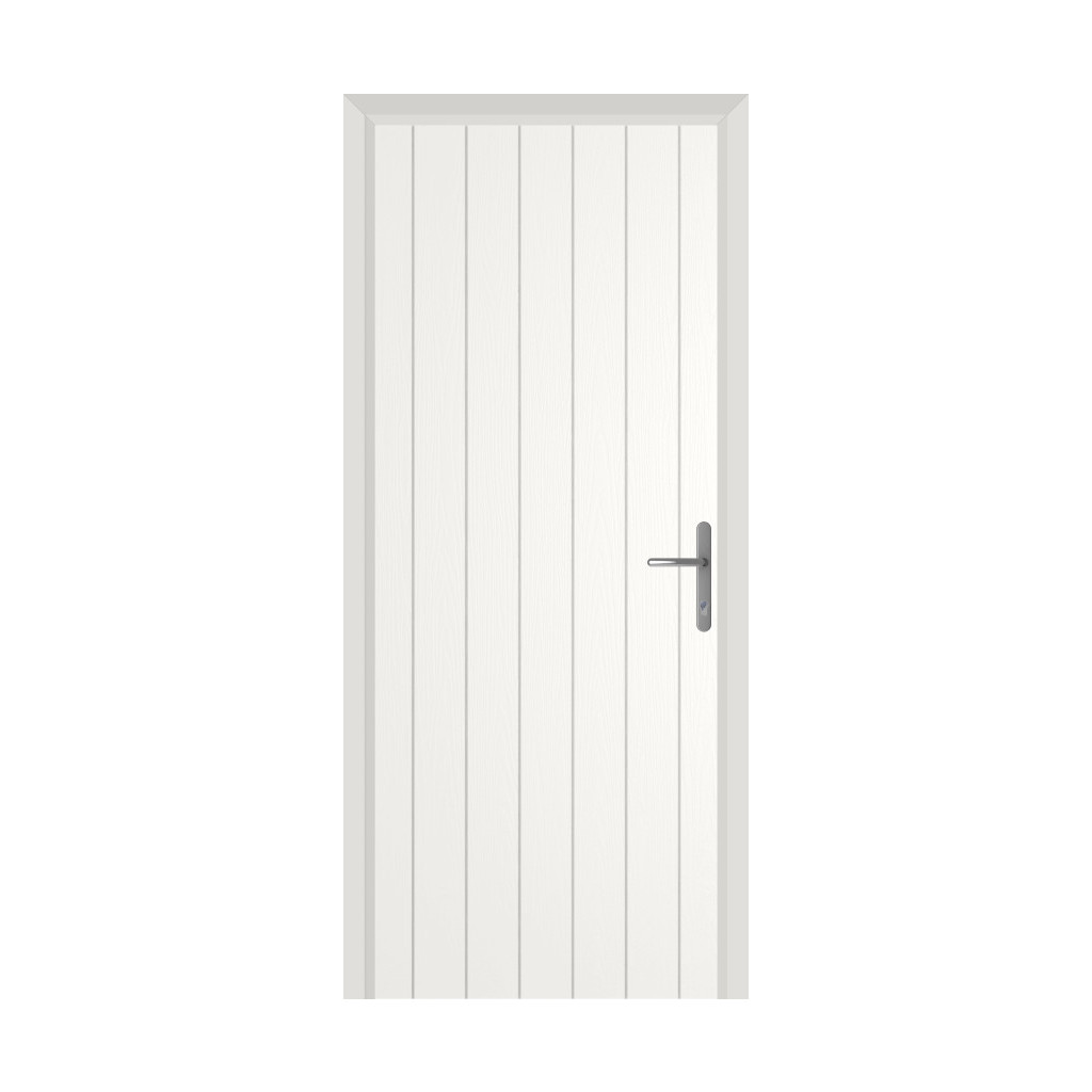 Comp Door Norfolk Solid Composite Door In White Image