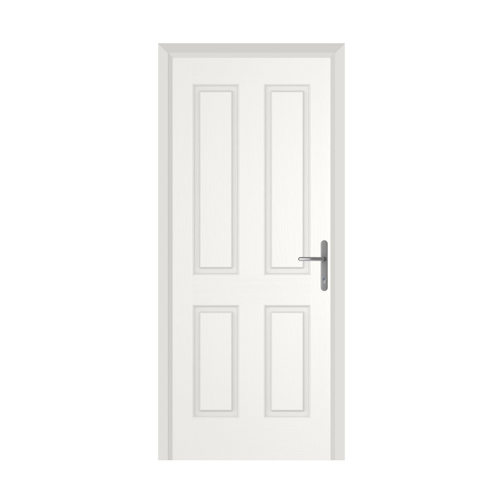 Comp Door Whitmore Solid Composite Door In White Image
