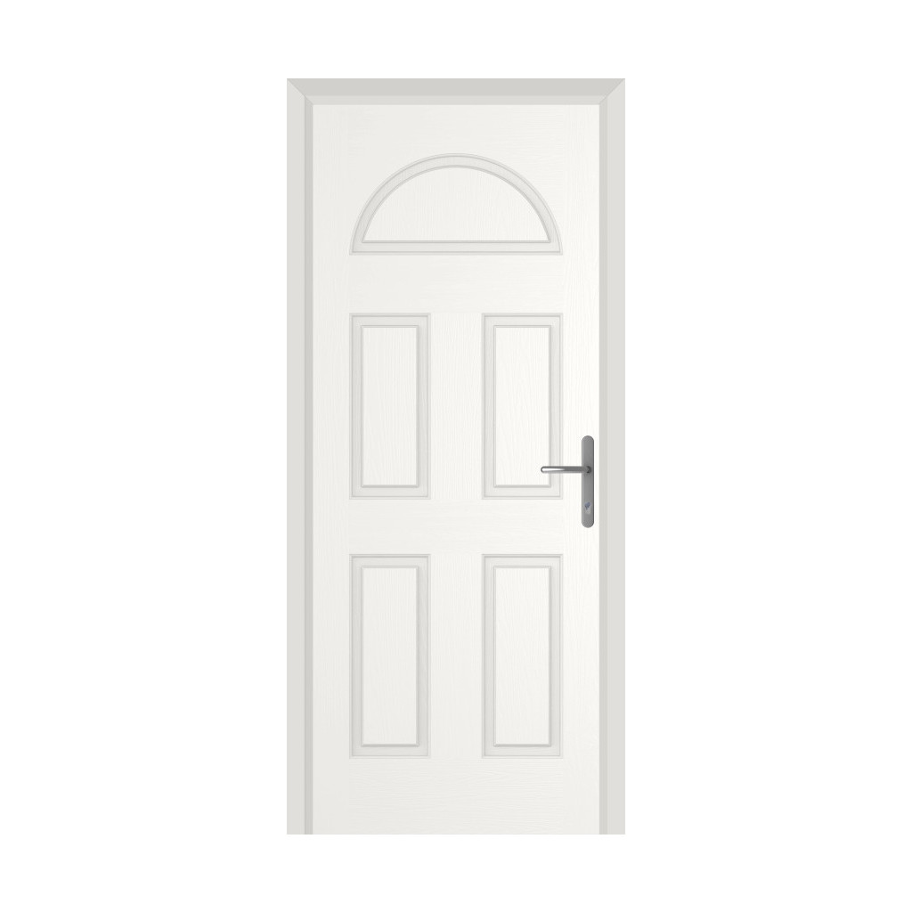 Comp Door Winslow Solid Composite Door In White Image
