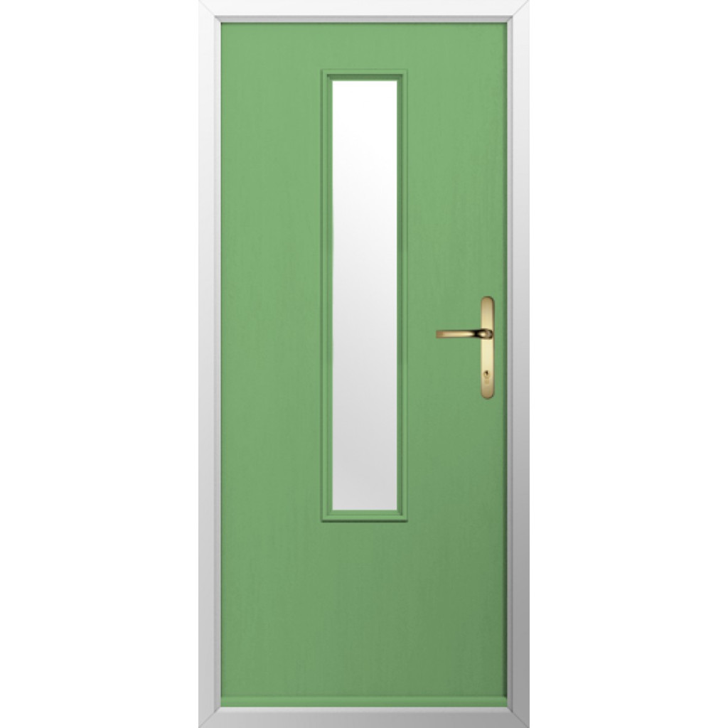 Solidor Monza Composite Contemporary Door In Pistachio Green Image