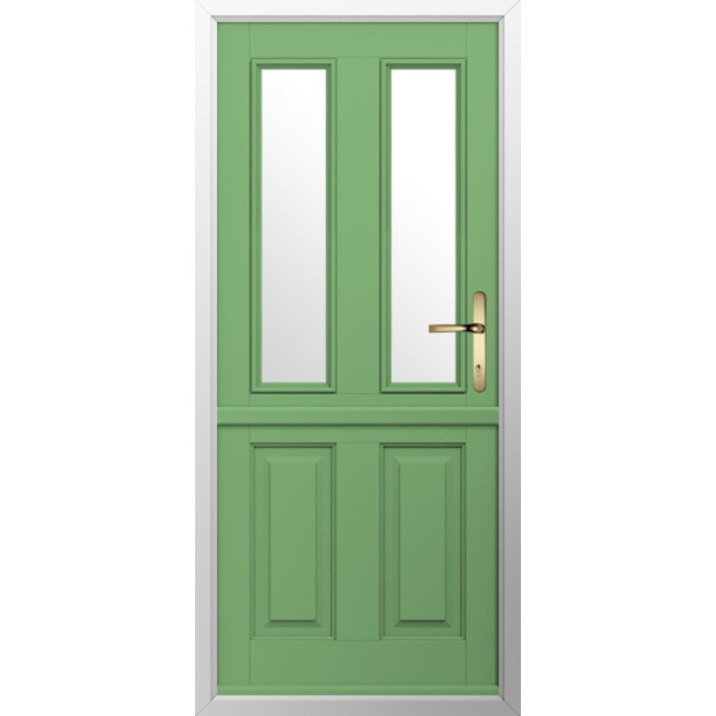 Solidor Ludlow 2 Composite Stable Door In Pistachio Green Image