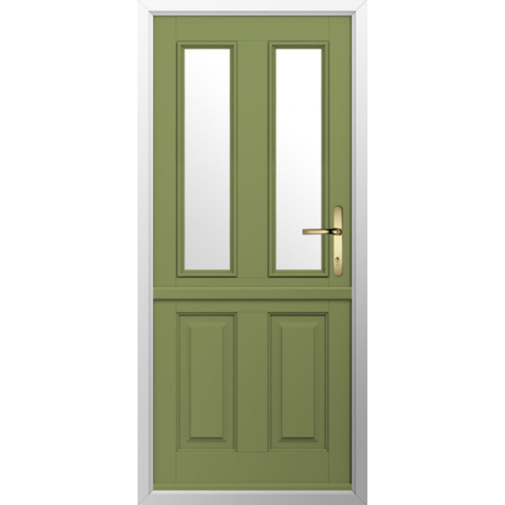 Solidor Ludlow 2 Composite Stable Door In Forest Green Image