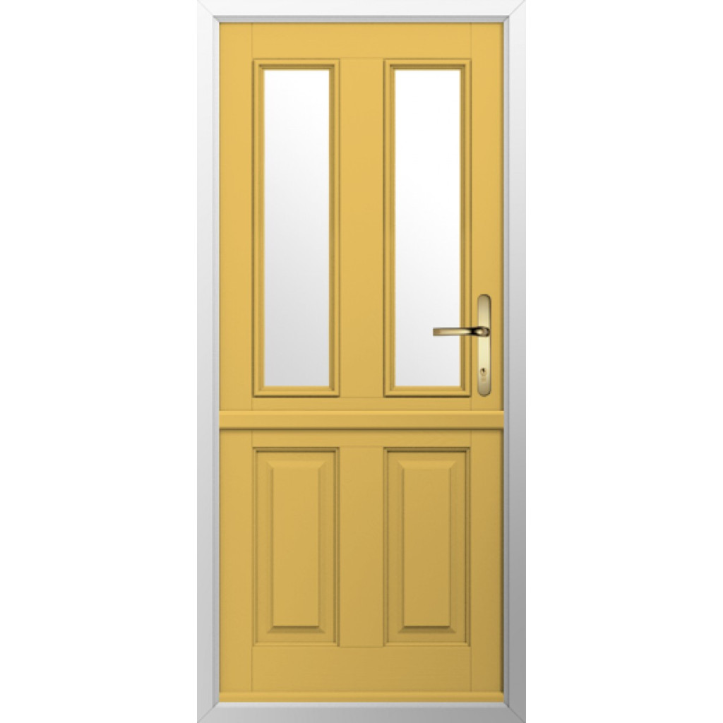 Solidor Ludlow 2 Composite Stable Door In Buttercup Yellow Image