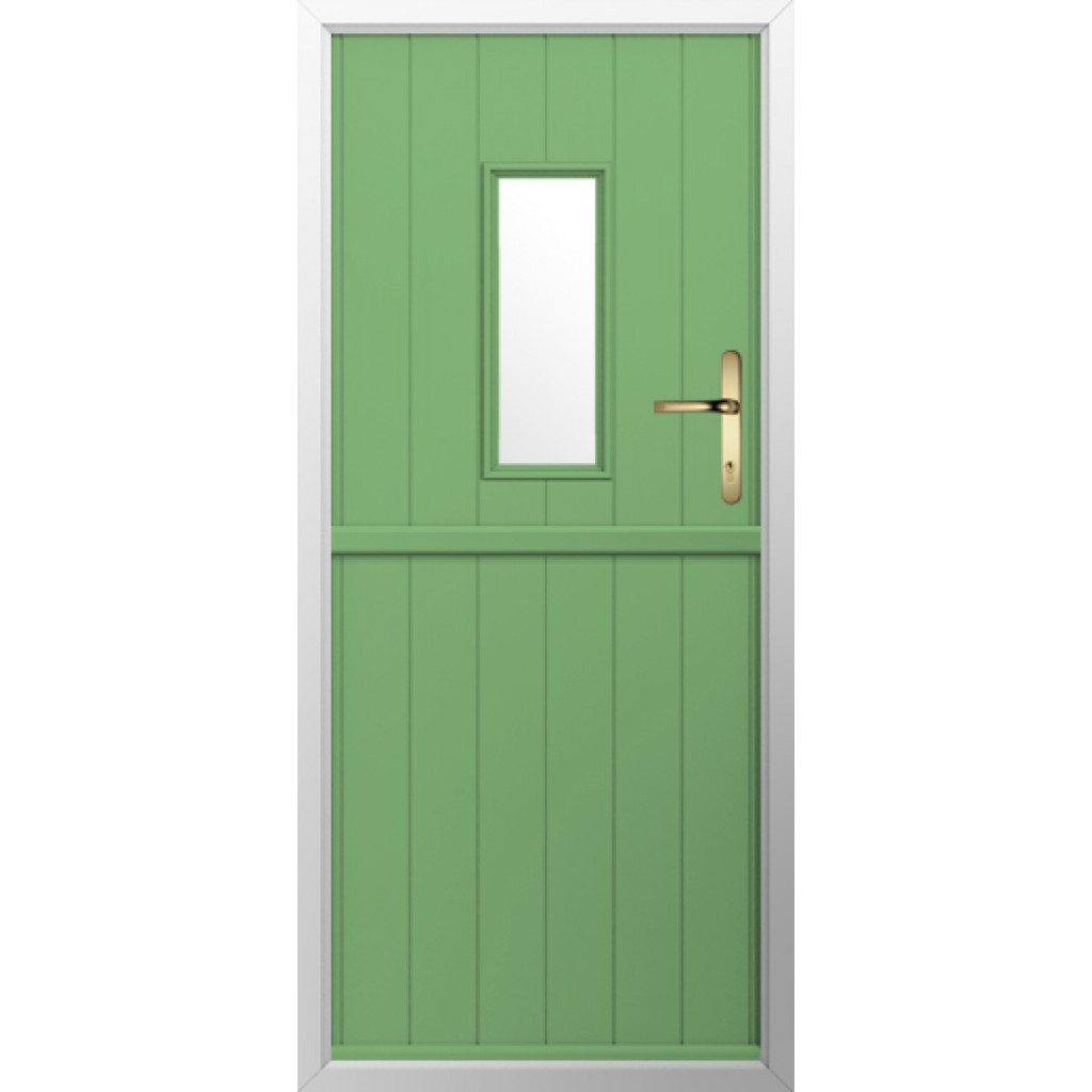 Solidor Flint 2 Composite Stable Door In Pistachio Green Image