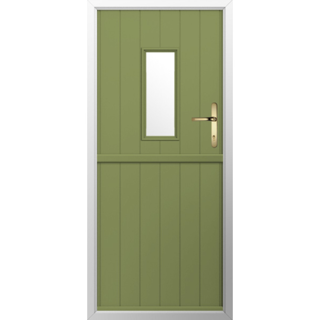 Solidor Flint 2 Composite Stable Door In Forest Green Image