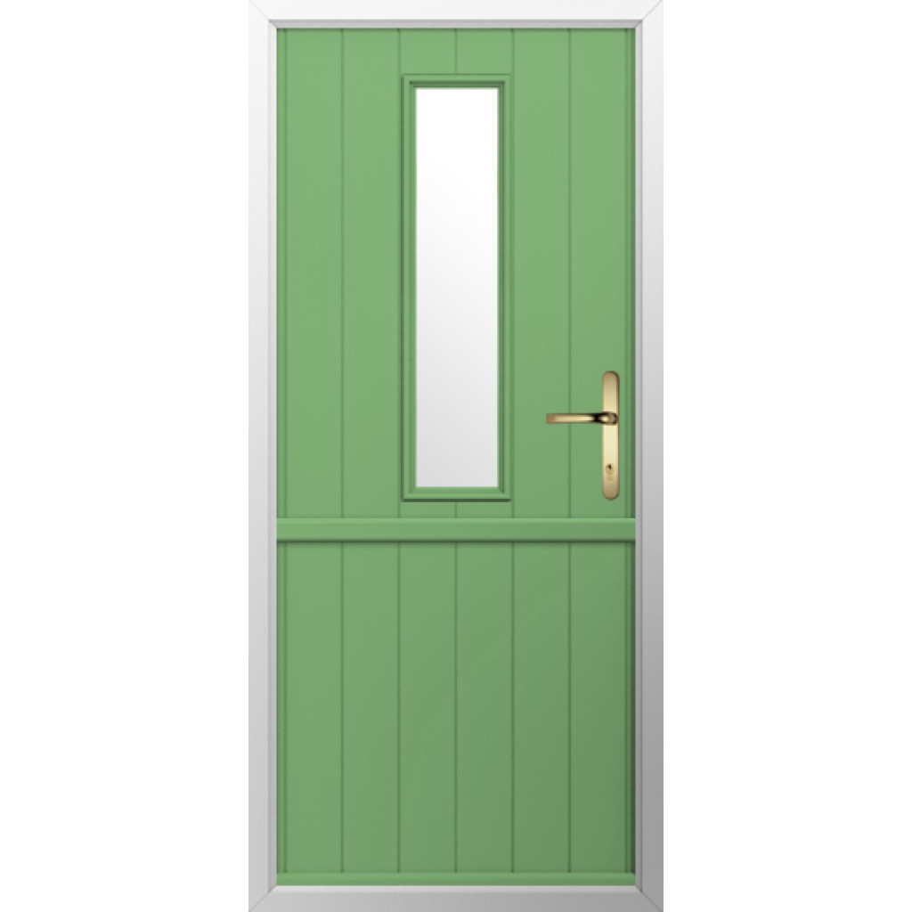 Solidor Flint 4 Composite Stable Door In Pistachio Green Image