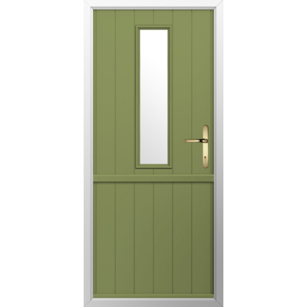 Solidor Flint 4 Composite Stable Door In Forest Green Image