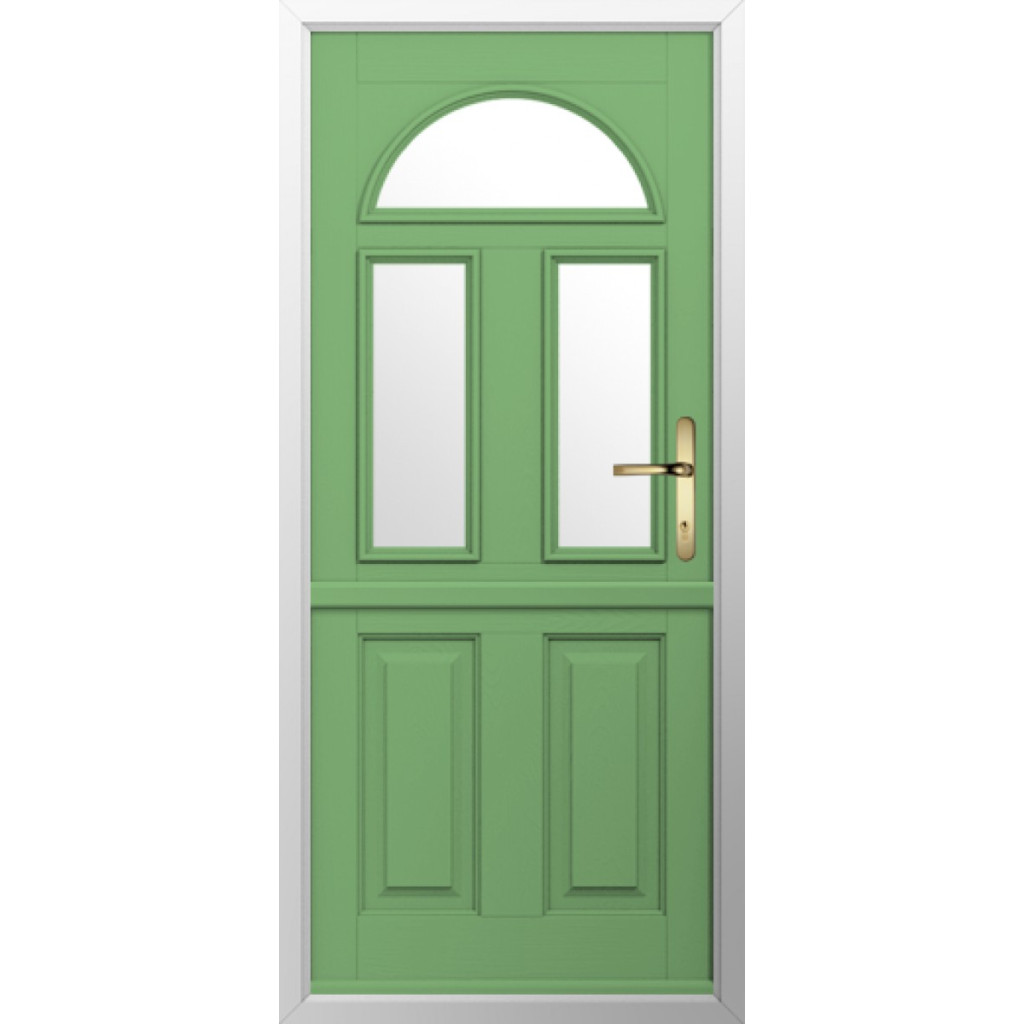 Solidor Conway 3 Composite Stable Door In Pistachio Green Image