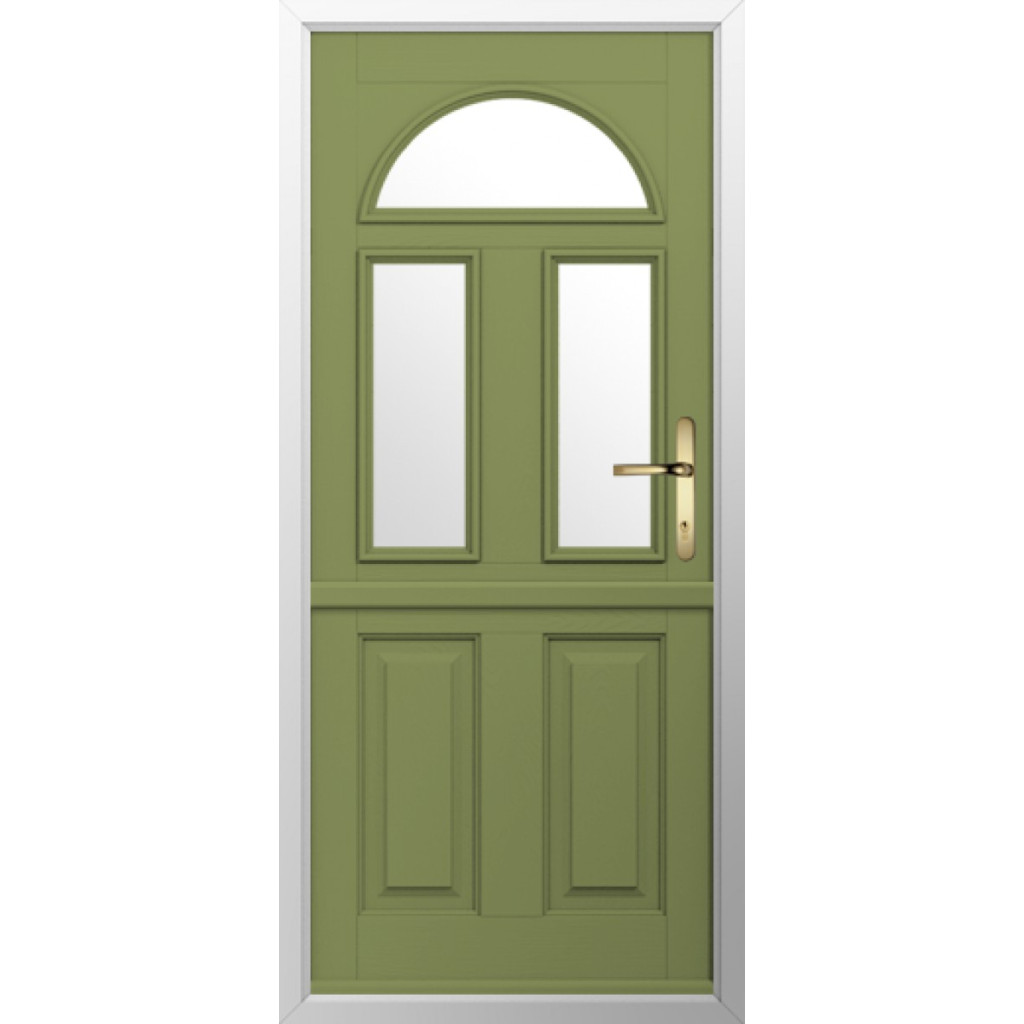 Solidor Conway 3 Composite Stable Door In Forest Green Image