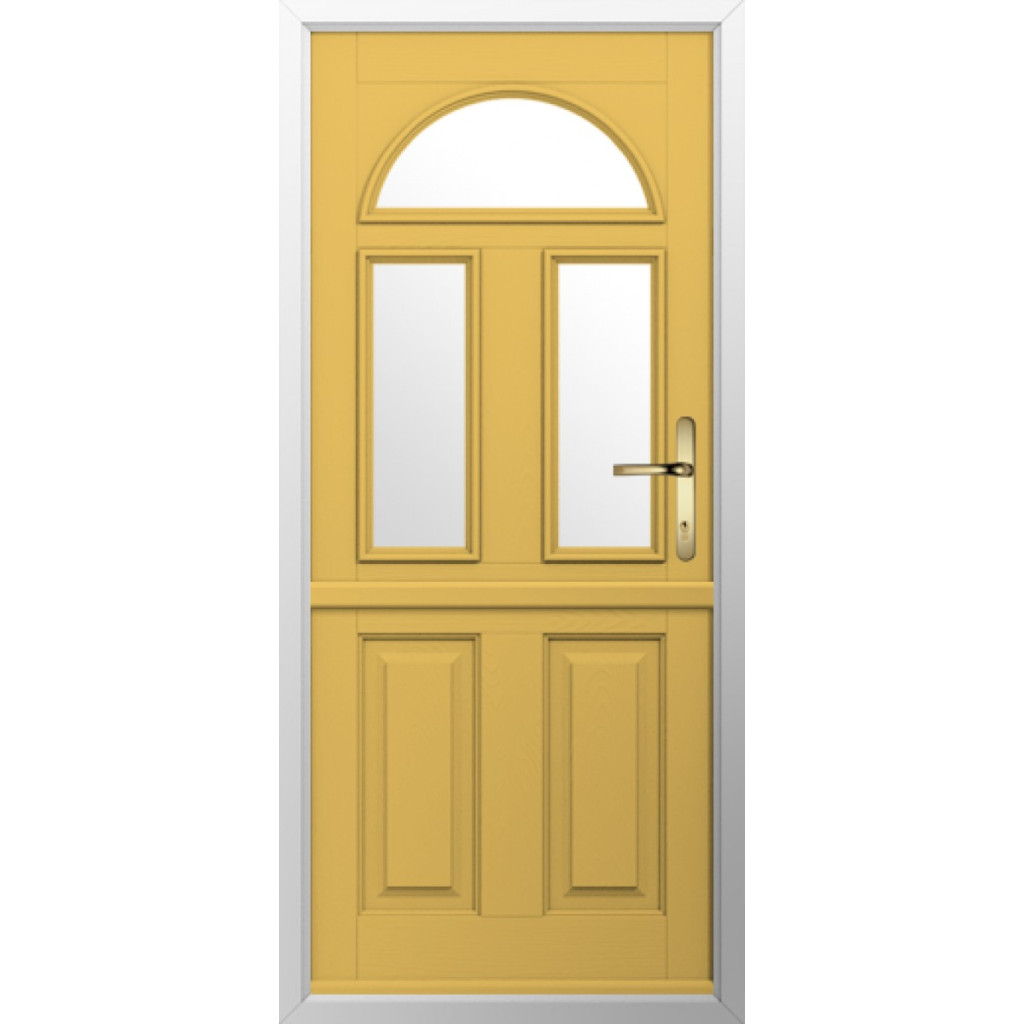 Solidor Conway 3 Composite Stable Door In Buttercup Yellow Image