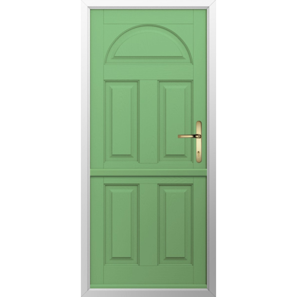 Solidor Conway Solid Composite Stable Door In Pistachio Green Image