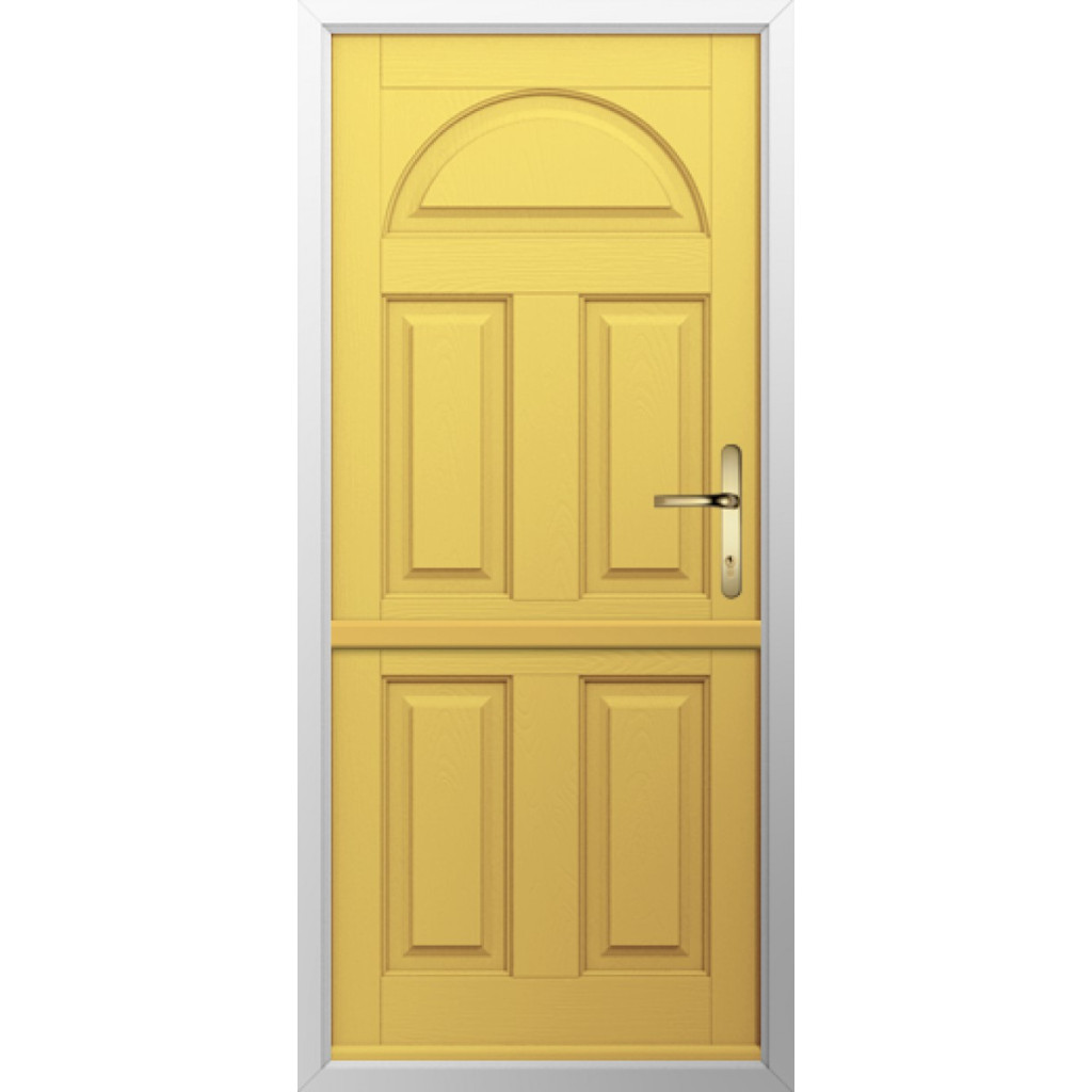 Solidor Conway Solid Composite Stable Door In Buttercup Yellow Image
