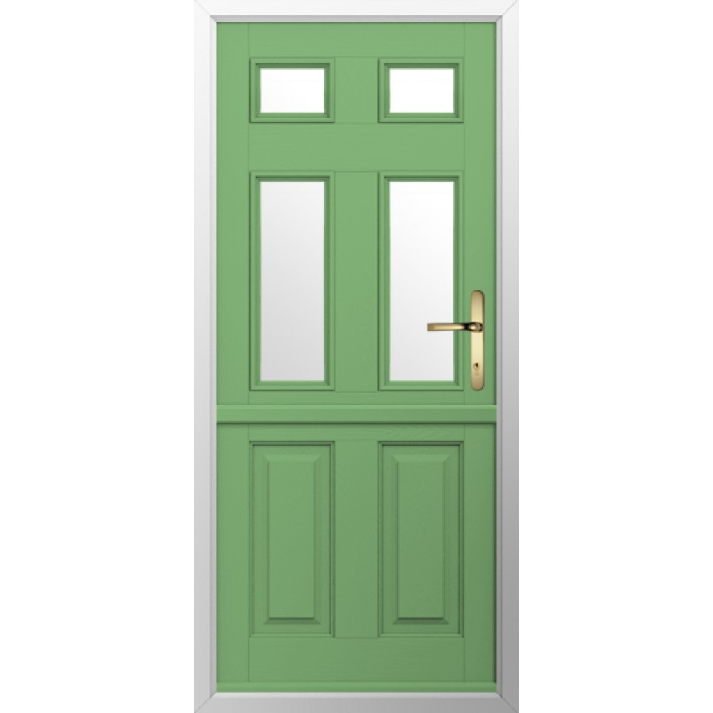 Solidor Tenby 4 Composite Stable Door In Pistachio Green Image