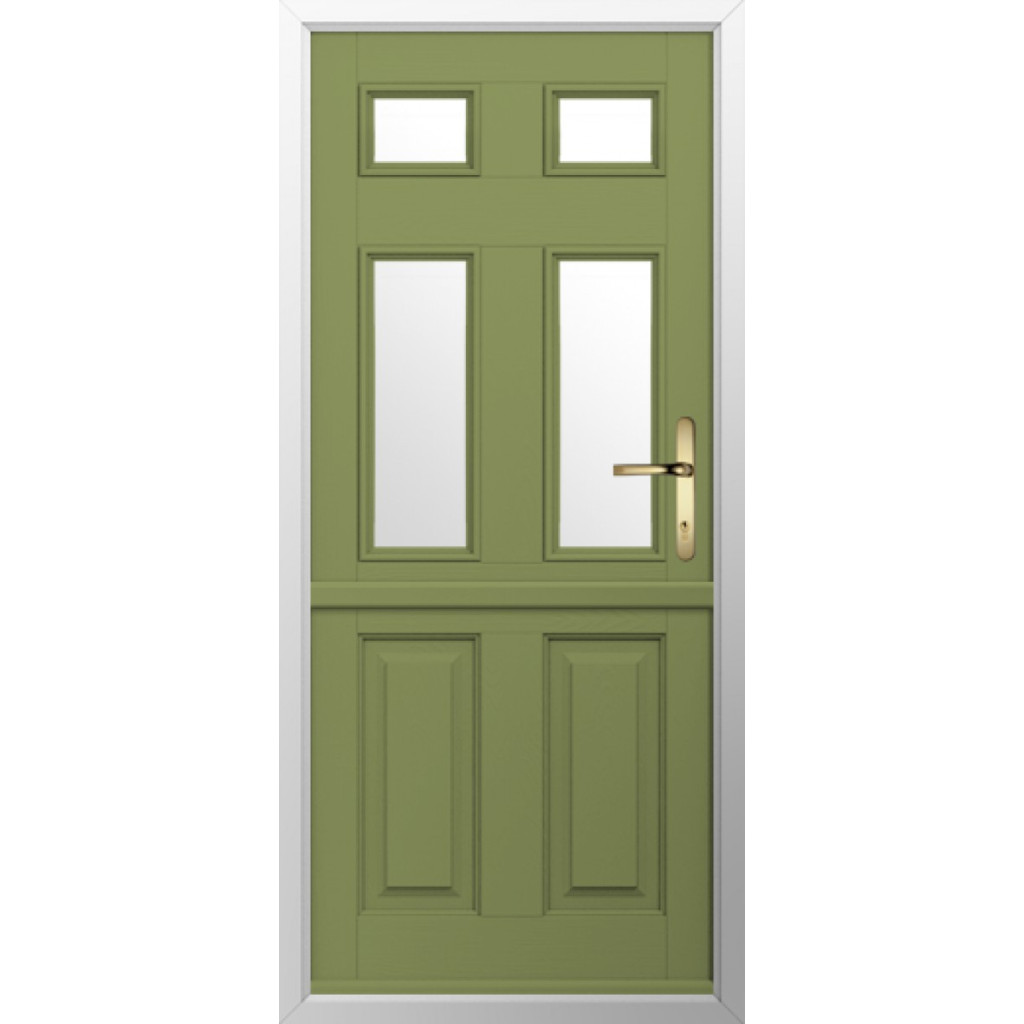 Solidor Tenby 4 Composite Stable Door In Forest Green Image